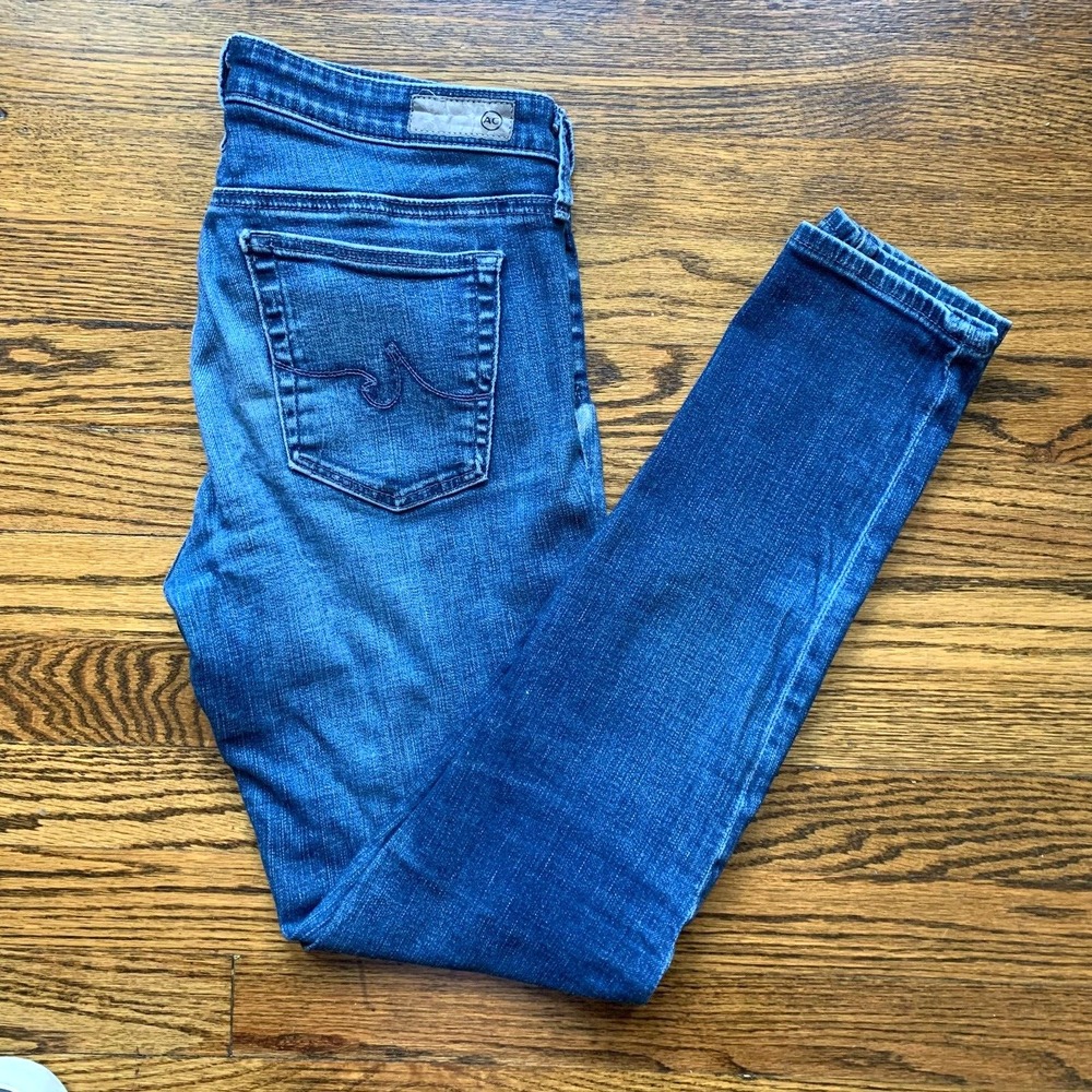 AG Adriano Goldschmied Jeans Women's Sz 27R The Legging Ankle Super Skinny Jeans
